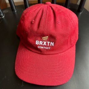 Brixton red baseball cap
